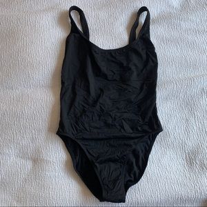 Iconic Black Scoopback J.Crew Bathing Suit